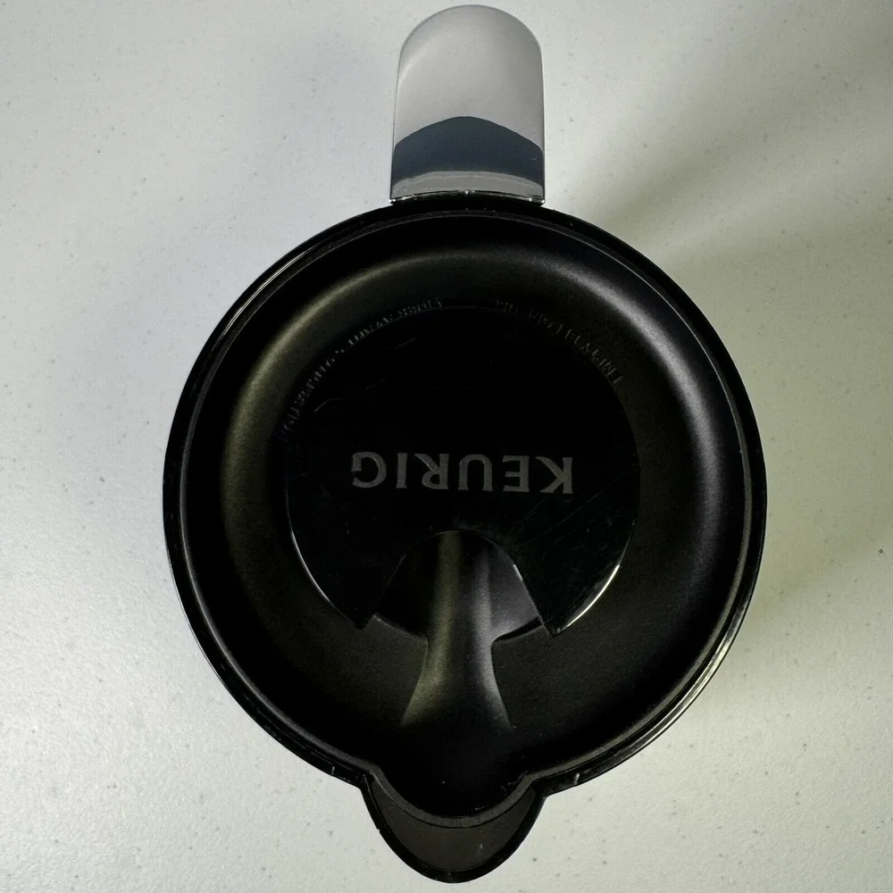 KEURIG 2.0 CARAFE‎ POT 32oz Black with Chrome Silver Handle | preowned